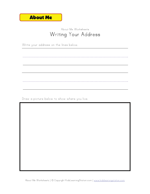 766 New learning address worksheet 150 View and Print Your Writing Your Address Worksheet 