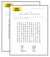 word Sight worksheets sight Word Word Recognition recognition  Worksheets Search