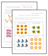 counting practice worksheets
