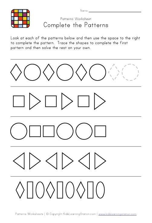 Pattern Matcher . Math . Education | PBS Parents
